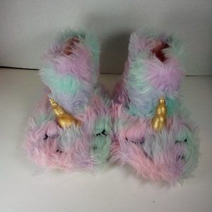 Unicorn Girls Slippers Size 13-1